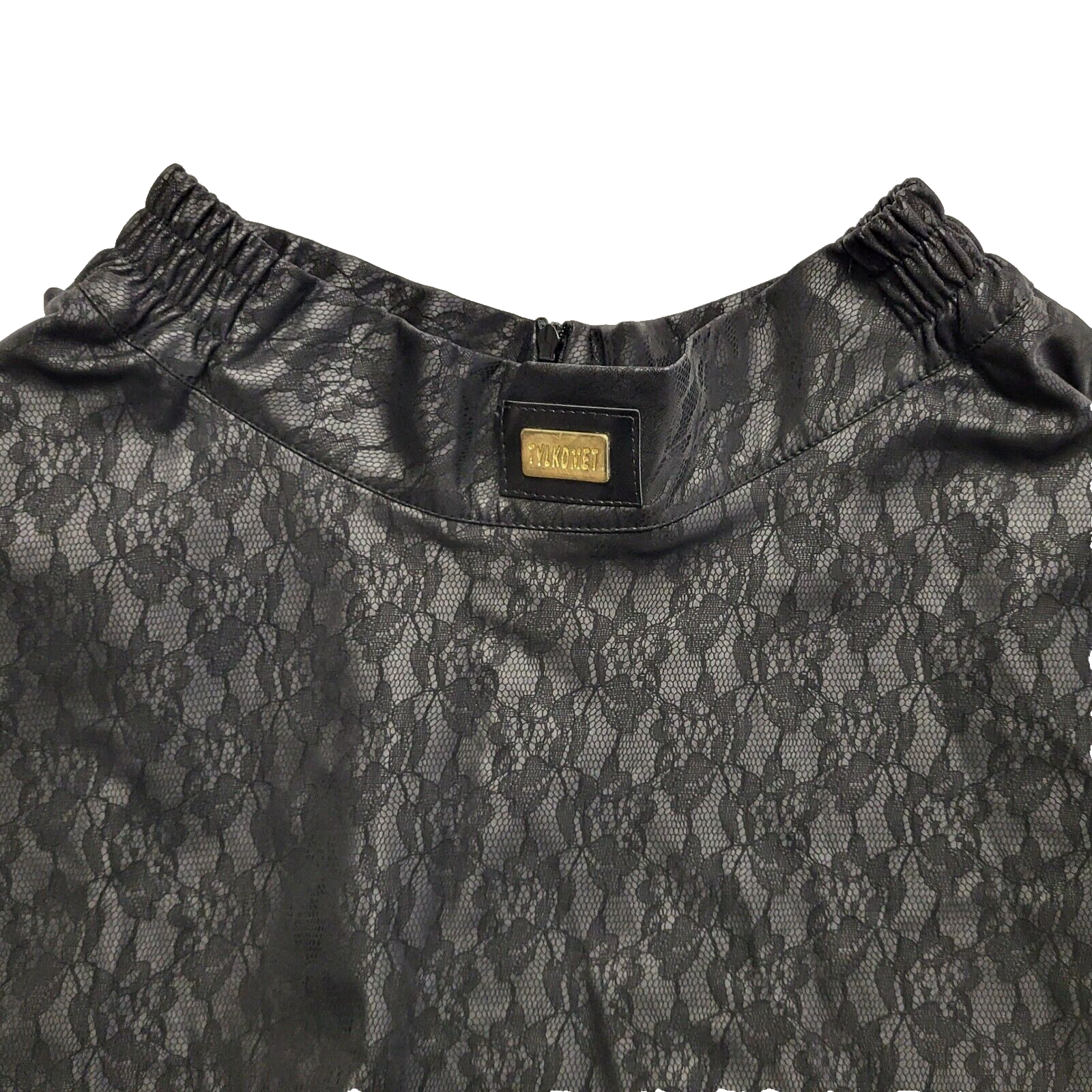 Tylkomet Vintage Y2K Black Floral Print Short Skirt Girls Age 12-13 Years