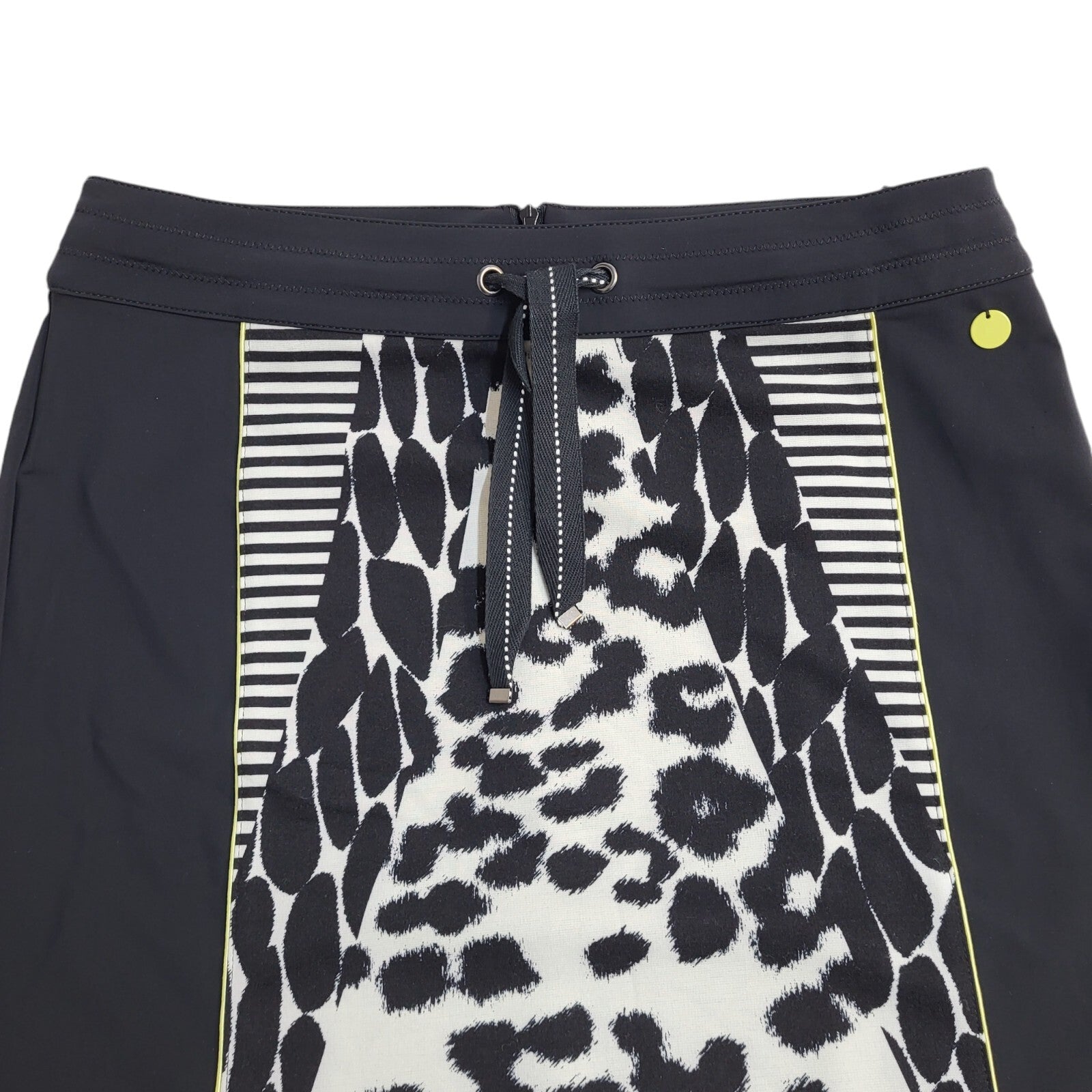 Betty Barday 90's Vintage Black Animal Print Skirt Uk Women's Size 14