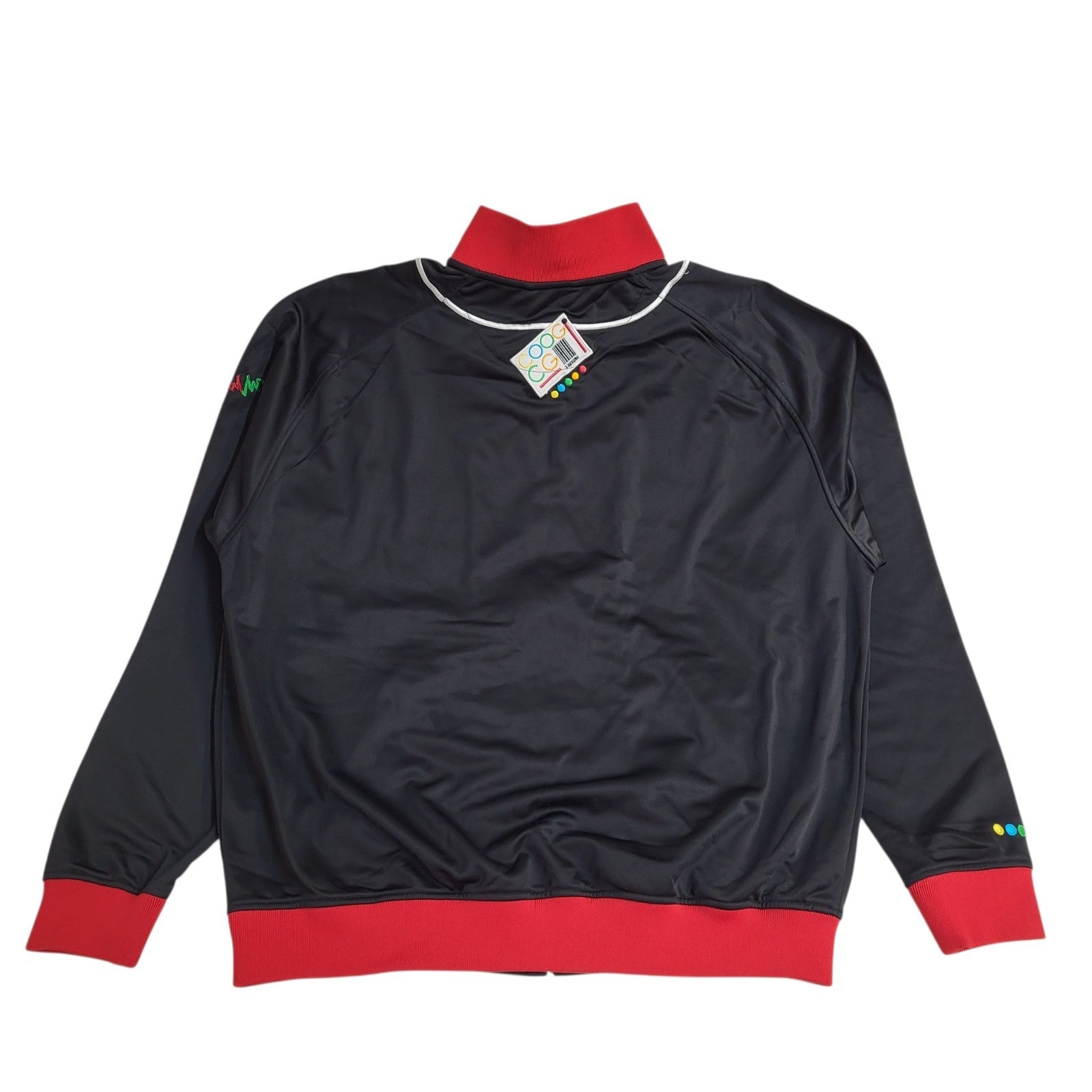 Coogi Macy's Tracksuit Top Jacket Black & Red UK Men's Size XL Bnwt