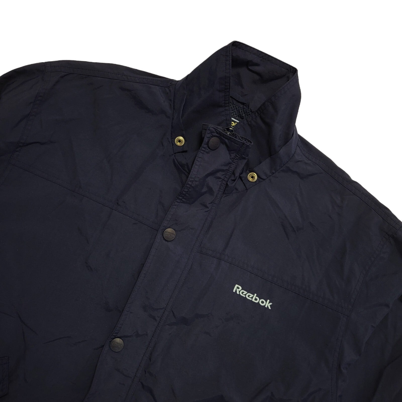 Reebok 90s Vintage Navy Blue Over-sized Sports Jacket Men's Size Large
