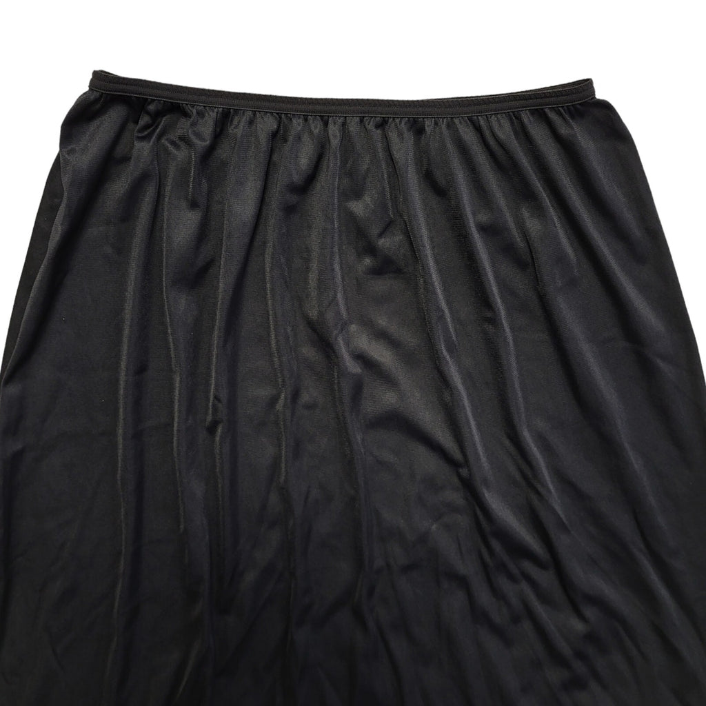St Michael Vintage 90's Black Under Skirt Uk Women's Size 18-20
