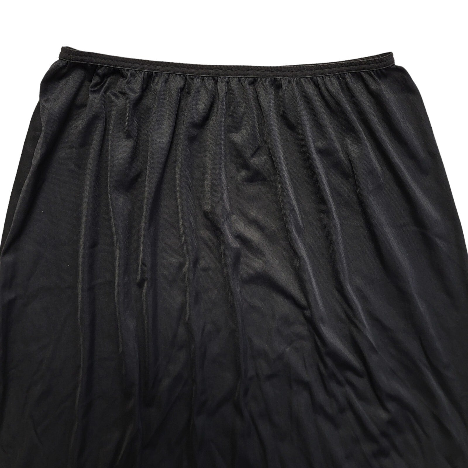 St Michael Vintage 90's Black Under Skirt Uk Women's Size 18-20