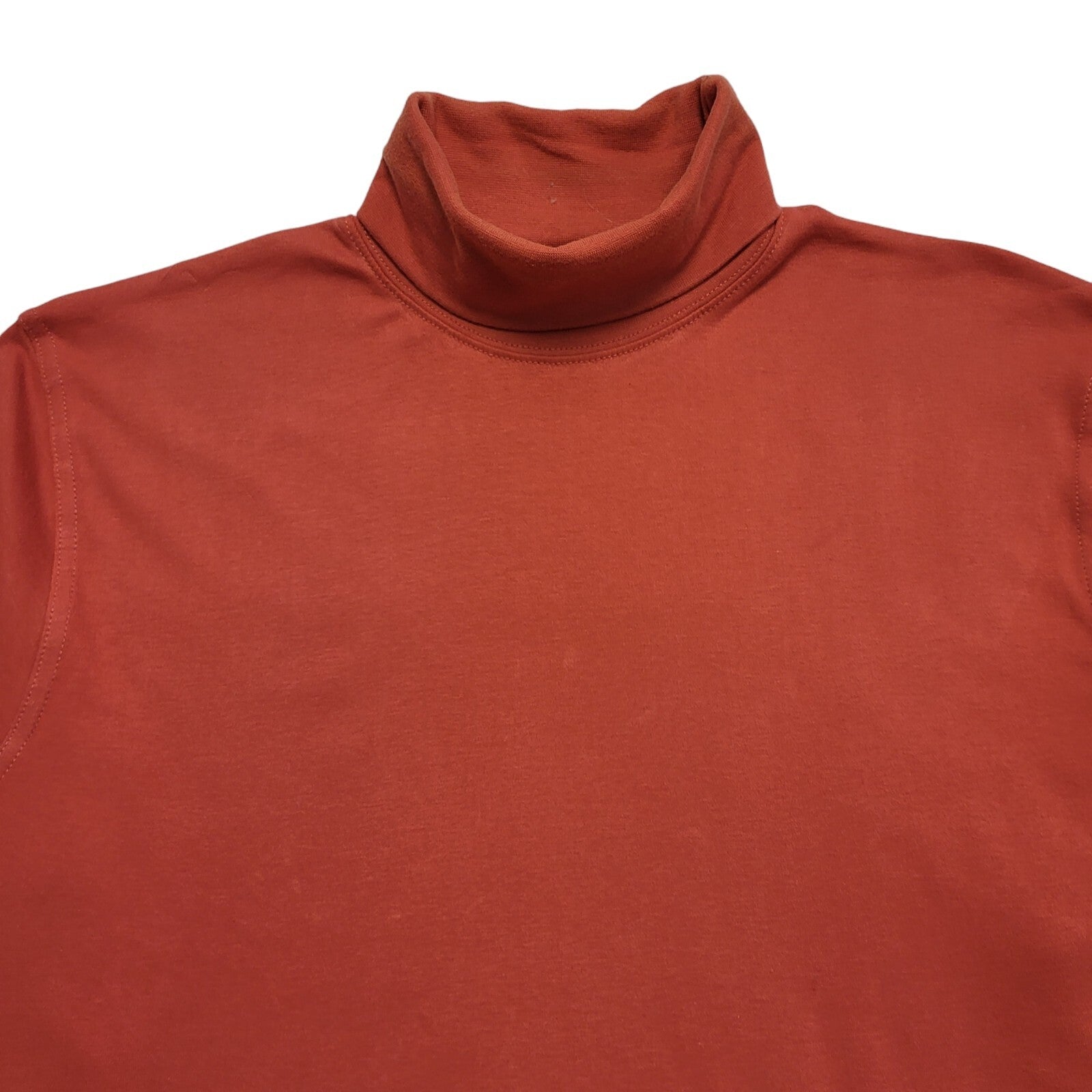 Equorian 90s Vintage Red Roll Neck Jumper Uk Women's Size L (18-20)