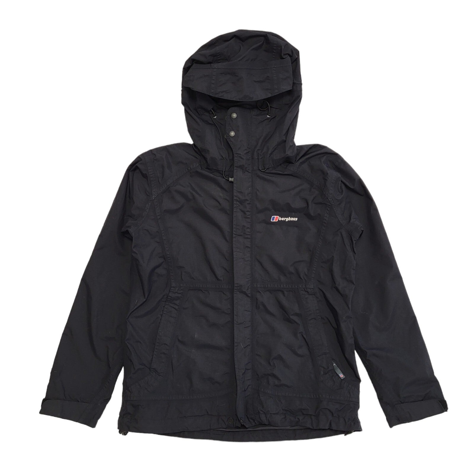 Berghaus Black Vintage Y2K Full Zip Hooded Jacket Uk Women's Size L12