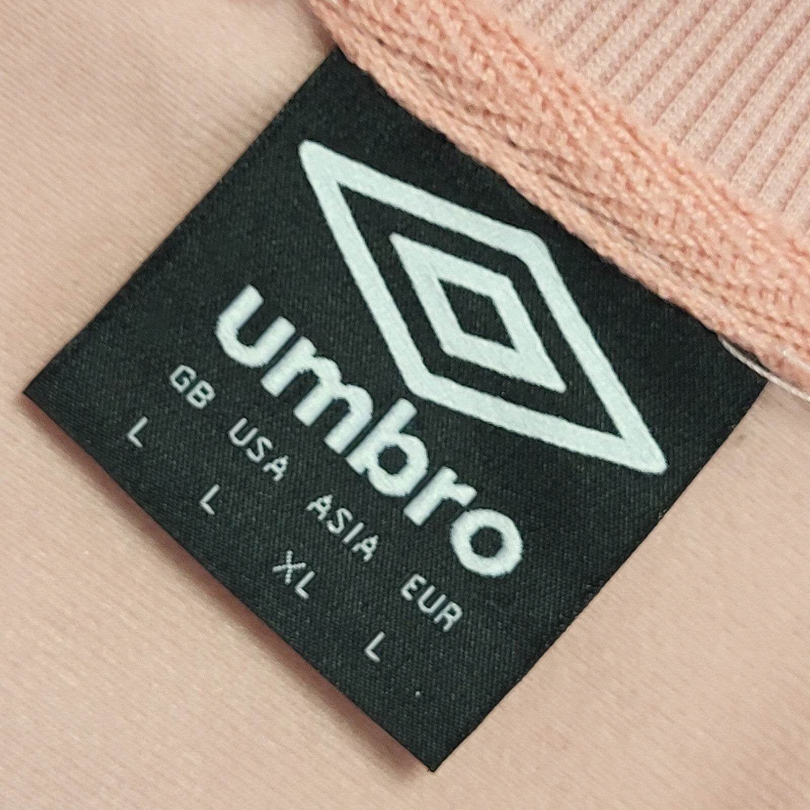 Umbro 90s Vintage Pink Tracksuit Top/Jacket Full Zip Womens UK Size L