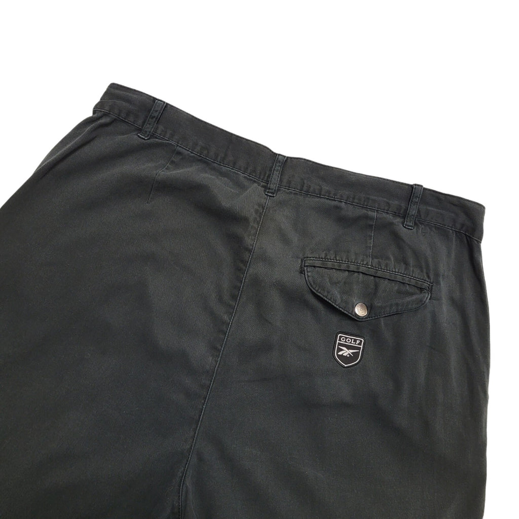 Reebok Golf Vintage 90's Black Sports Trousers Mens UK XL W36 L32