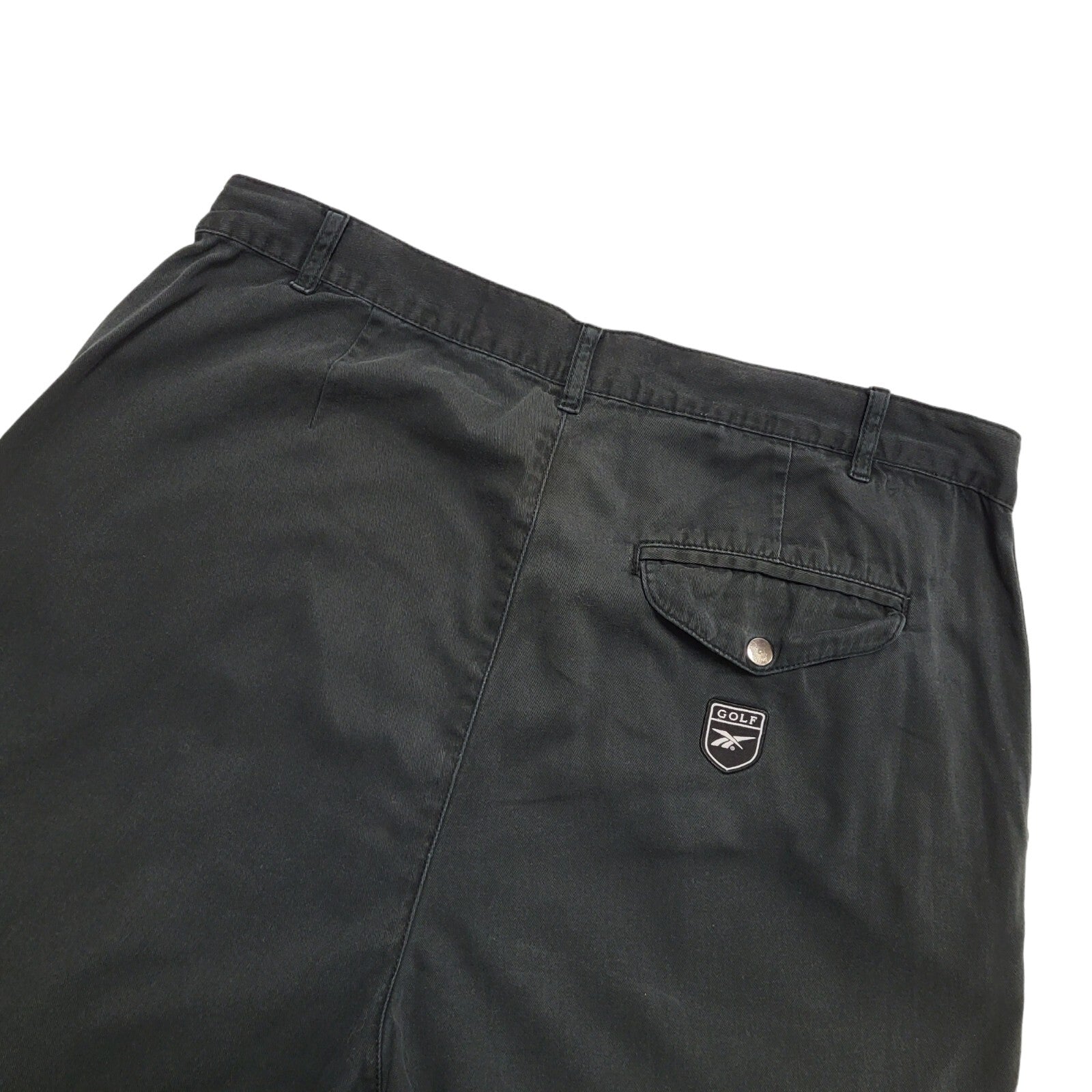 Reebok Golf Vintage 90's Black Sports Trousers Mens UK XL W36 L32
