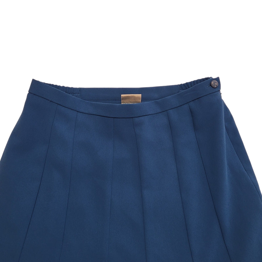 Eastex Vintage 90's Long Blue A-Line Skirt Womens UK Size 14 W32