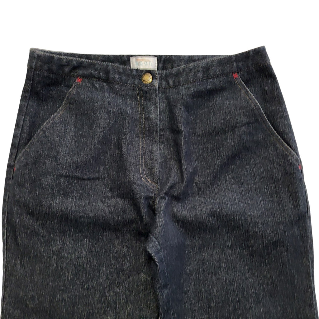 Soon Vintage Y2k Dark Blue Bootcut Denim Jeans Women's Size 12 W32 L30