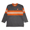 Adidas 90's Vintage Orange & Grey Sweatshirt Kids Age 15/16 Years