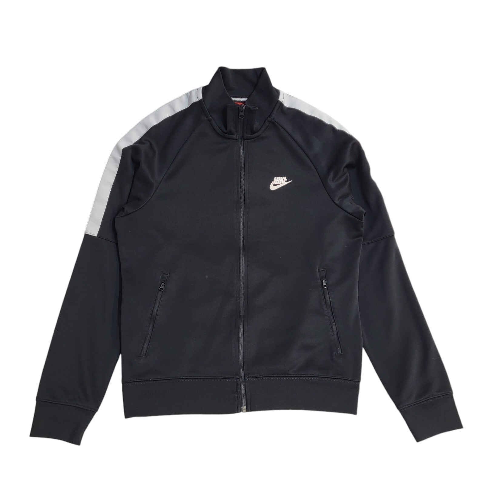 Nike  Black Full Zip Sports Tracksuit Top Jacket UK Men's Size S