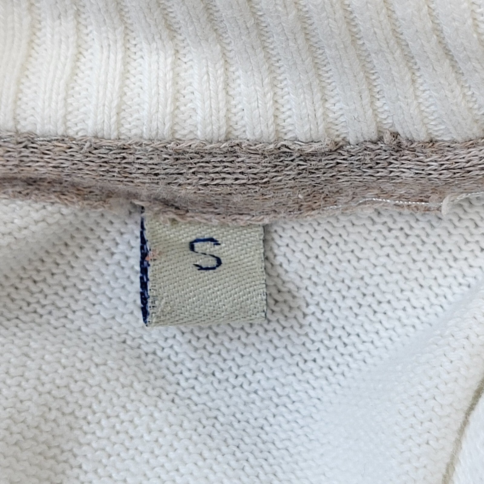 Schott Y2K Vintage White Zipped Cotton Cardigan Men's Size Small