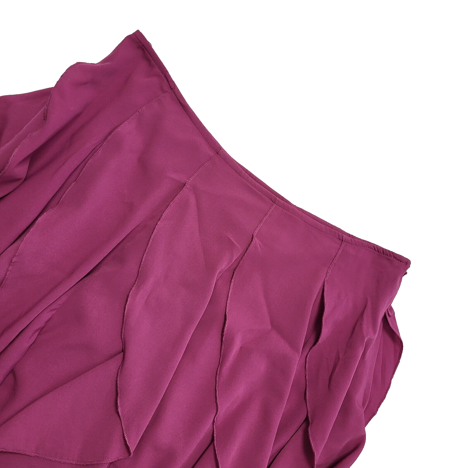 Lucky & CoCo Vintage 90's Purple Ruffle Midi Skirt Womens UK XL W32