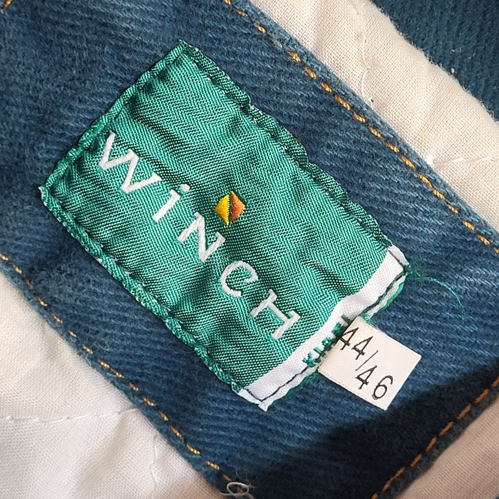 Winch Blue 90s Button Vintage Denim Jacket Uk Men's Size Large