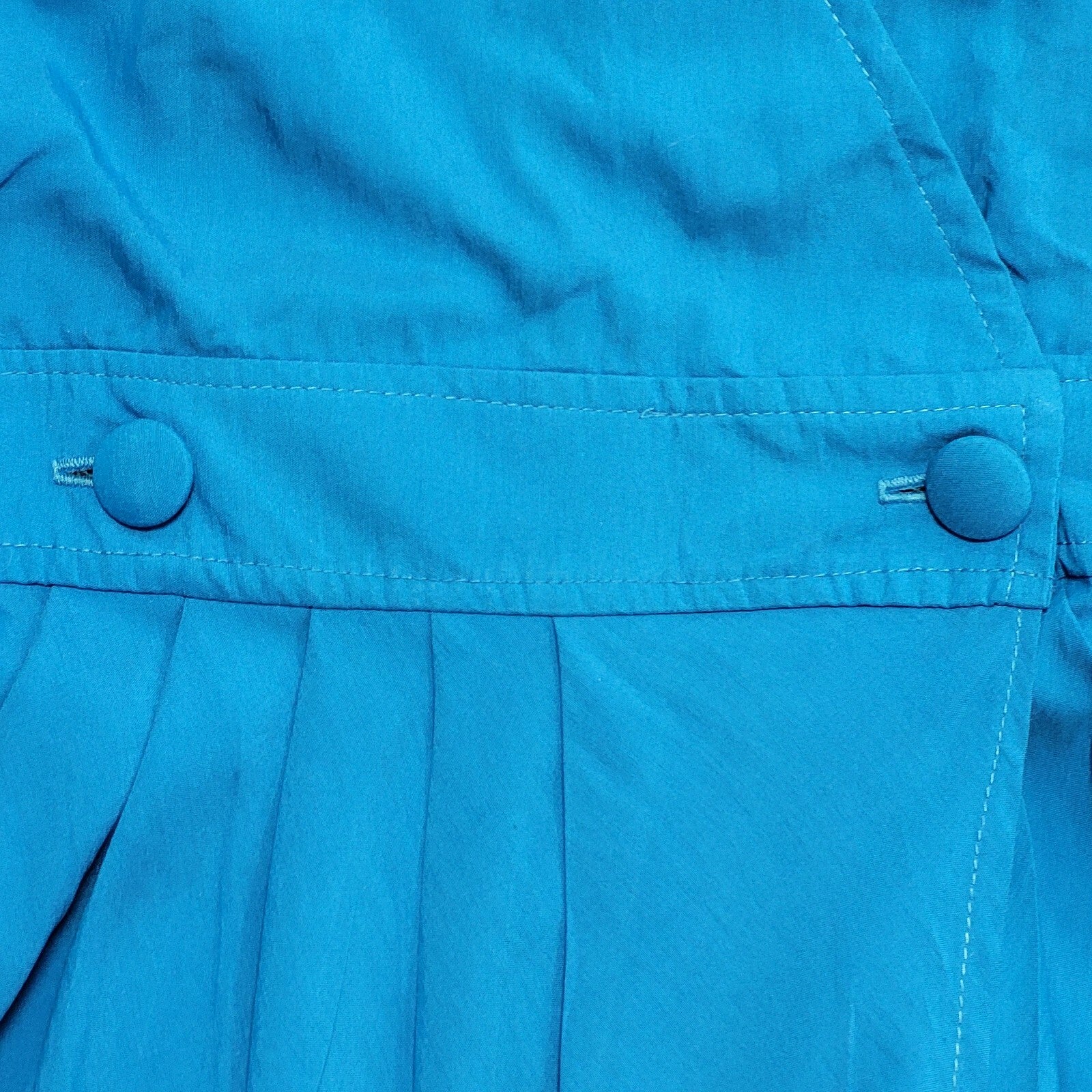 Expressions Vintage 80's Blue Evening Dress Uk Women's Size 12