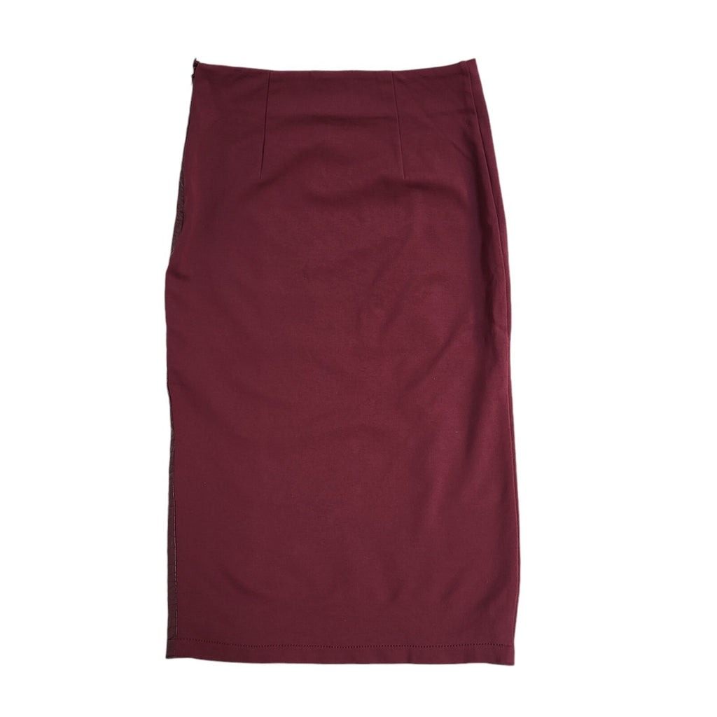 Guess 90's Vintage Red Straight Long Skirt Uk Women's Size XS
