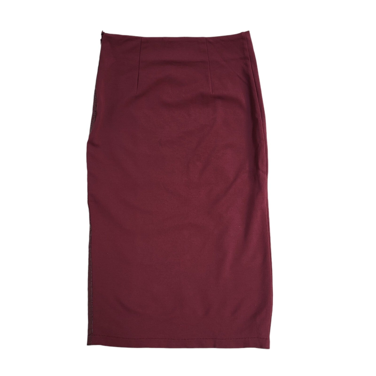 Guess 90's Vintage Red Straight Long Skirt Uk Women's Size XS