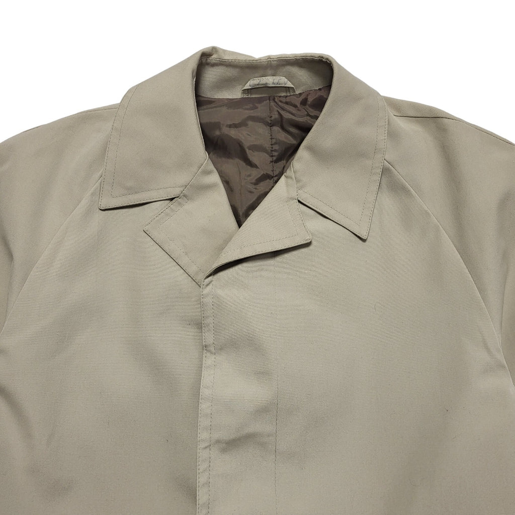 St Michael 80s Vintage Beige Trench coat Mac Uk Men's Size Medium