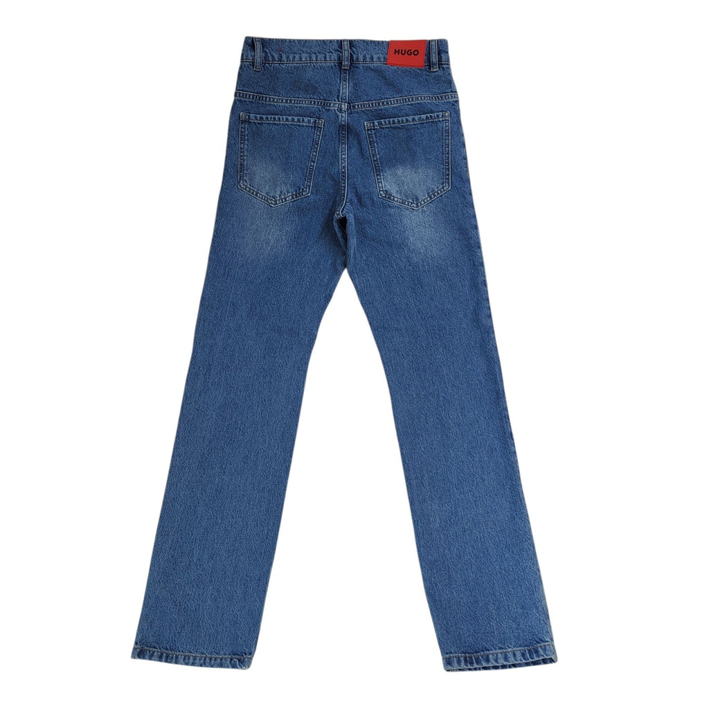 Hugo Boss 1677 Jeans Dark Blue Slim Straight Denim Uk Men's Size XS W28 L30