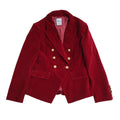 MOTF Suit Jacket Bnwt Y2k Dark Red Velvet UK Women's Size S