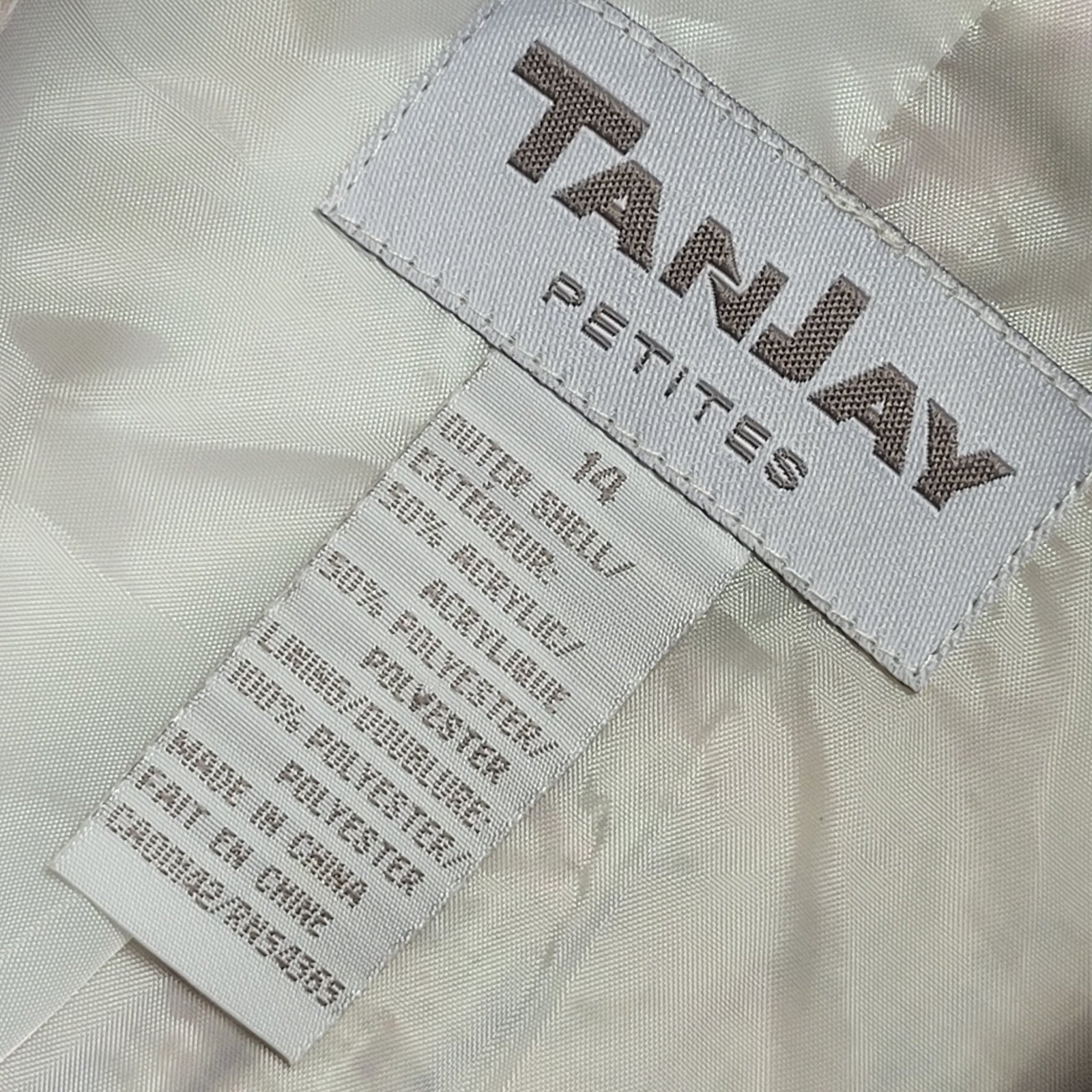 Tanjay Pink 90s Vintage Open Front Polyester Blend Jacket Uk Women's Size 14