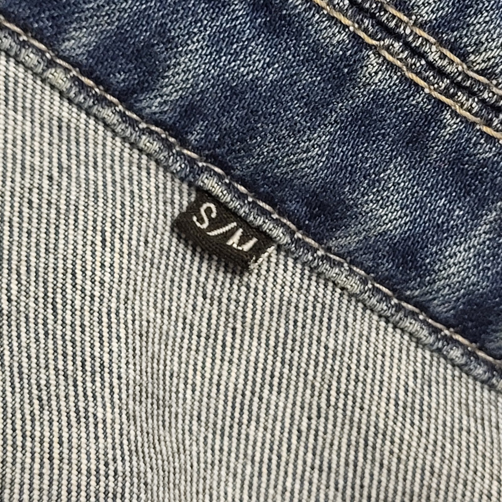 Vintage Y2k Blue Button Denim Jacket Uk Women's Size S-M