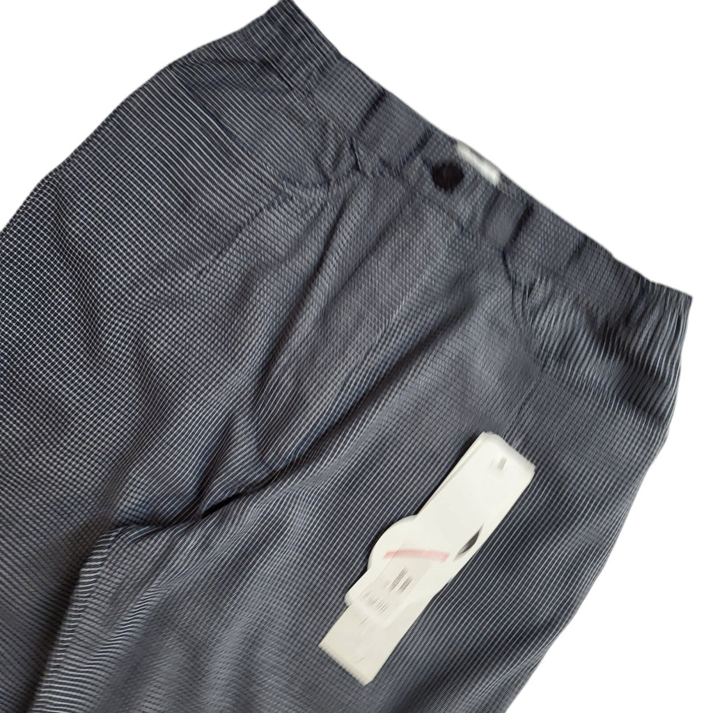 DL Sport 90s Vintage Blue Check Dress Trousers Uk Women's 8 W26 L32 Bnwt