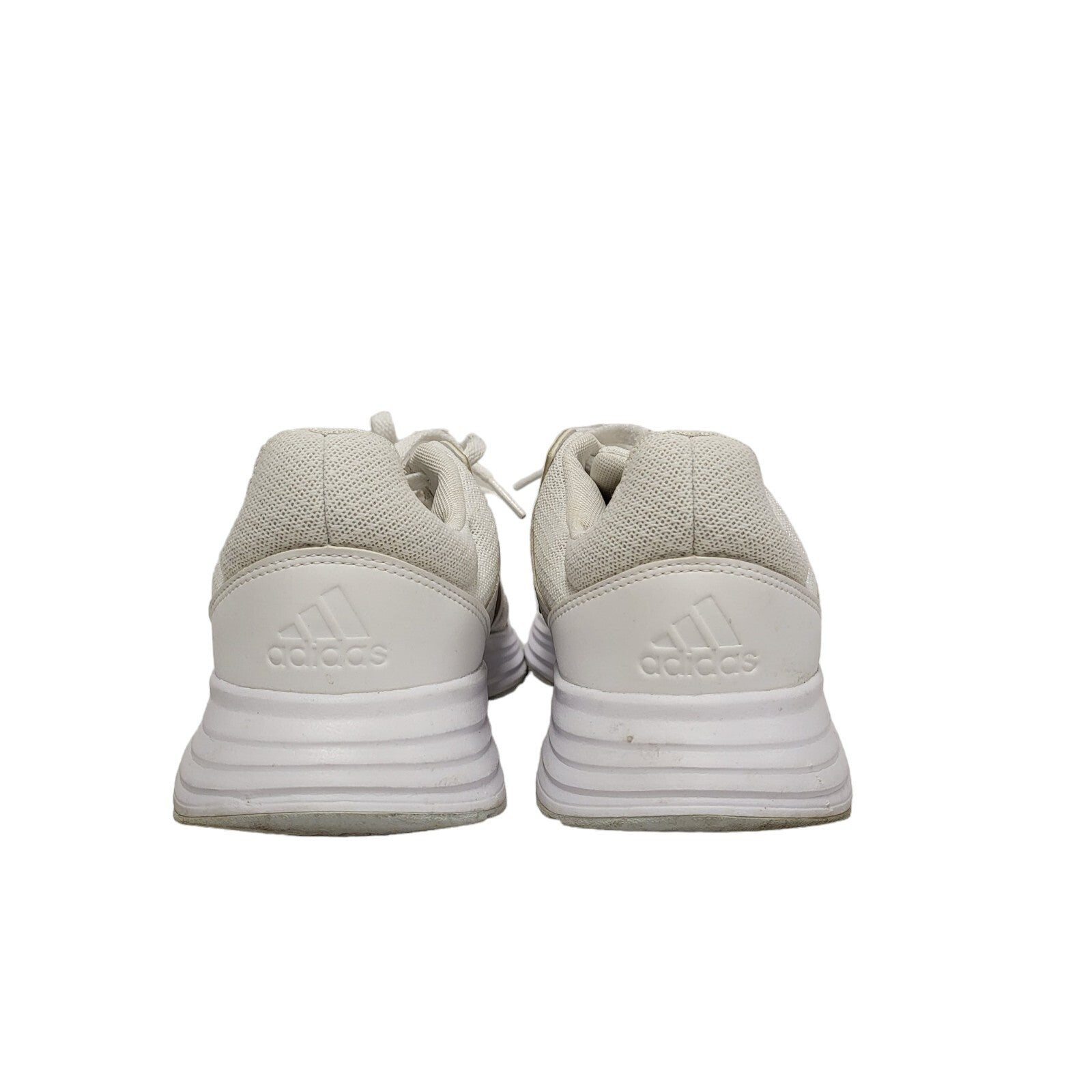 Adidas Galaxy 5 White Champagne Metallic Sports Women's Trainers Uk 7.5