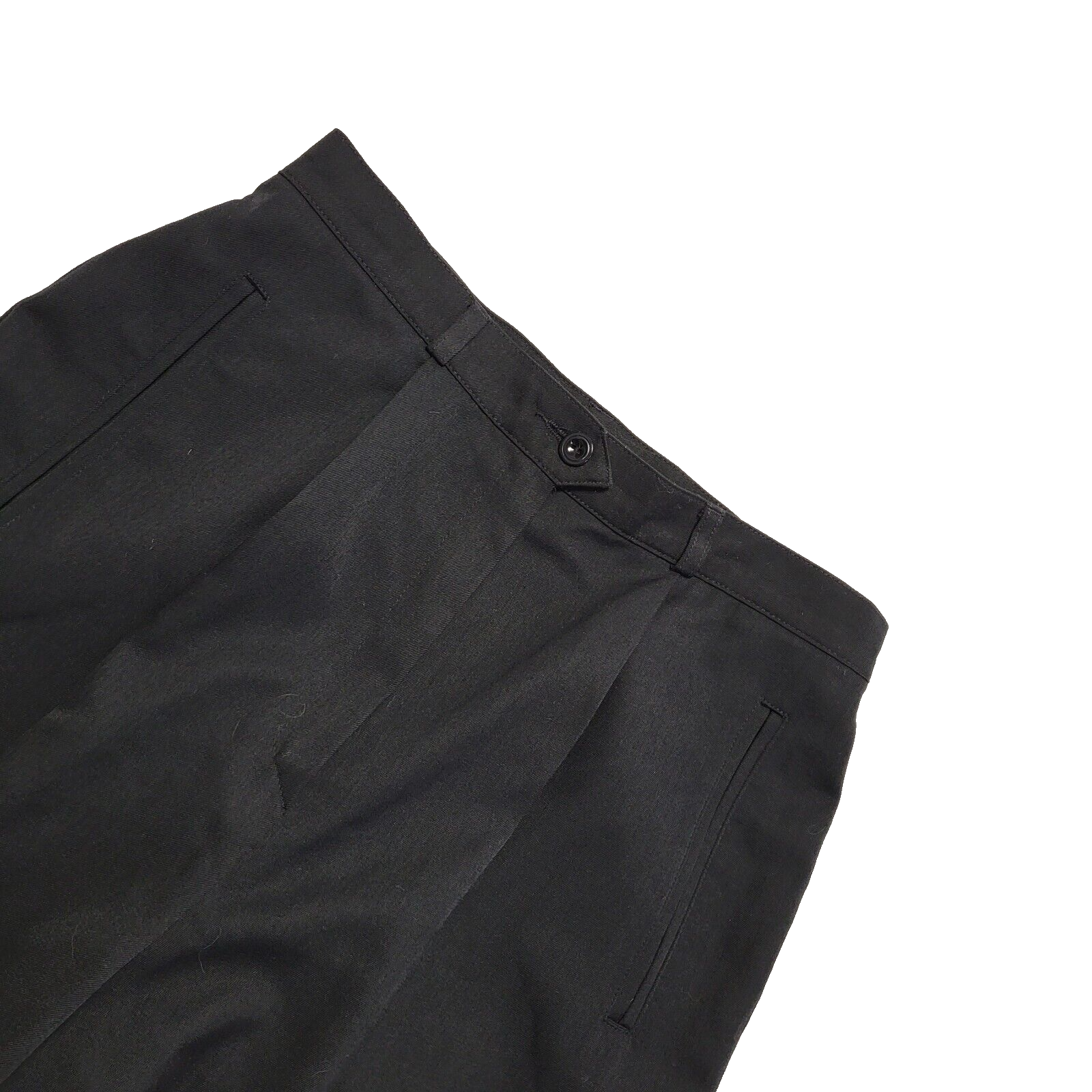 Marks & Spencer 90s Black Tapered Trousers Uk Women's 12 W30 L29