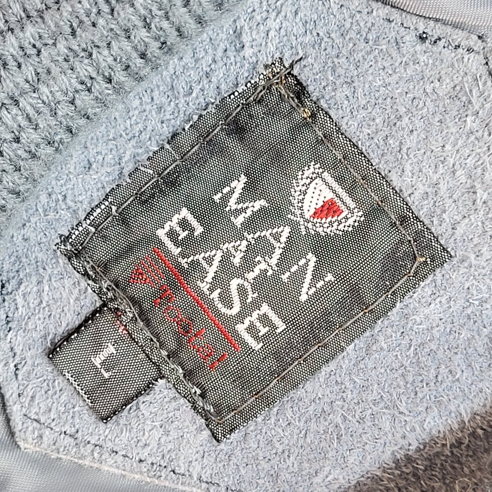 Easy Man Blue 90s Zipped Vintage Suede Leather Jacket Uk Men's Size L
