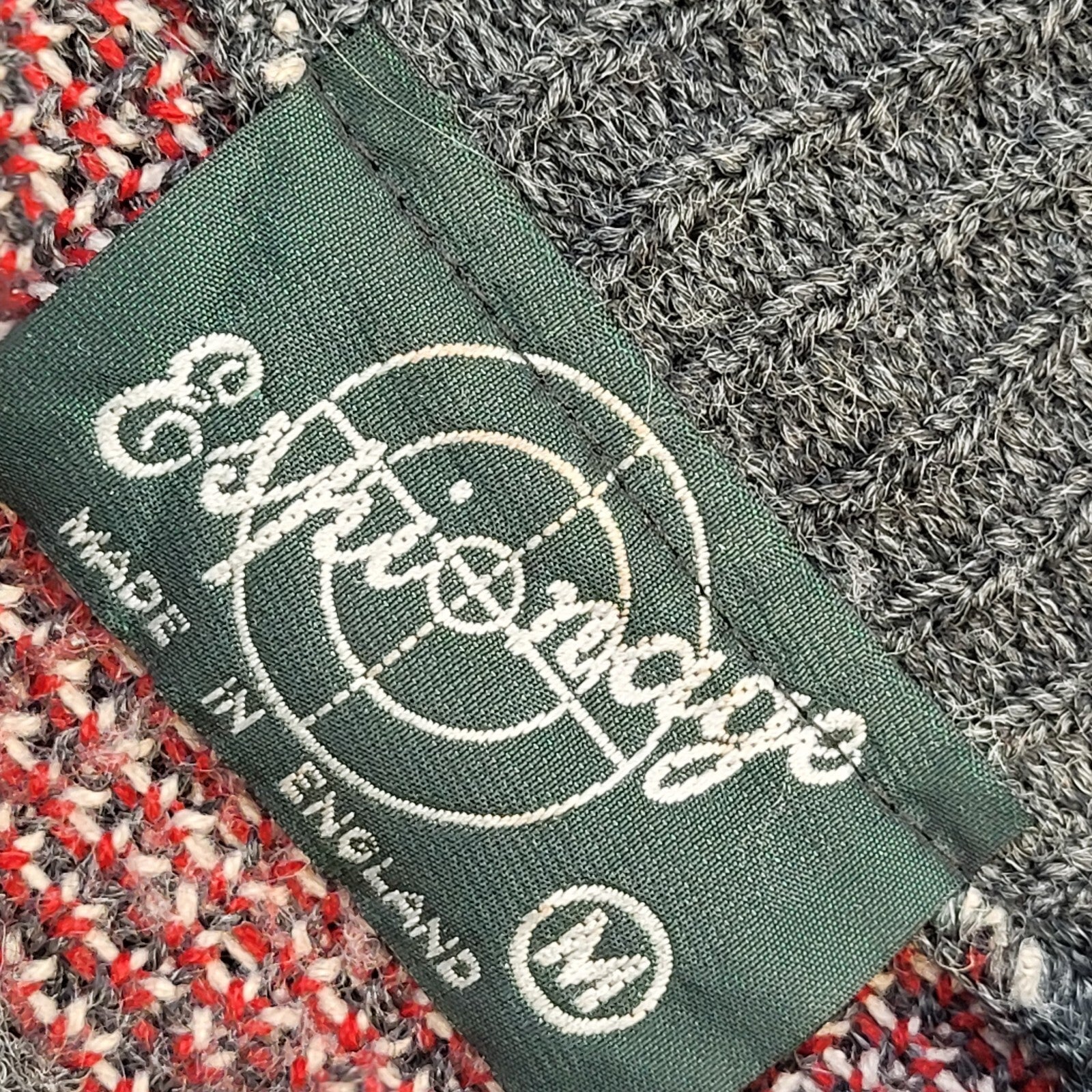 Espionage Vintage 90's Grey & Red Jumper UK Men's Size Medium