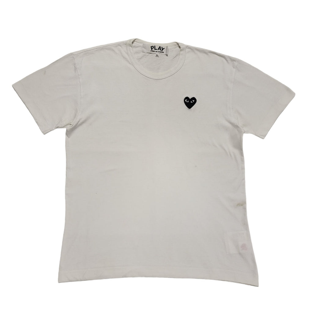 Play Vintage 80's White Single Stitch Short Sleeve T-Shirt Men's XL
