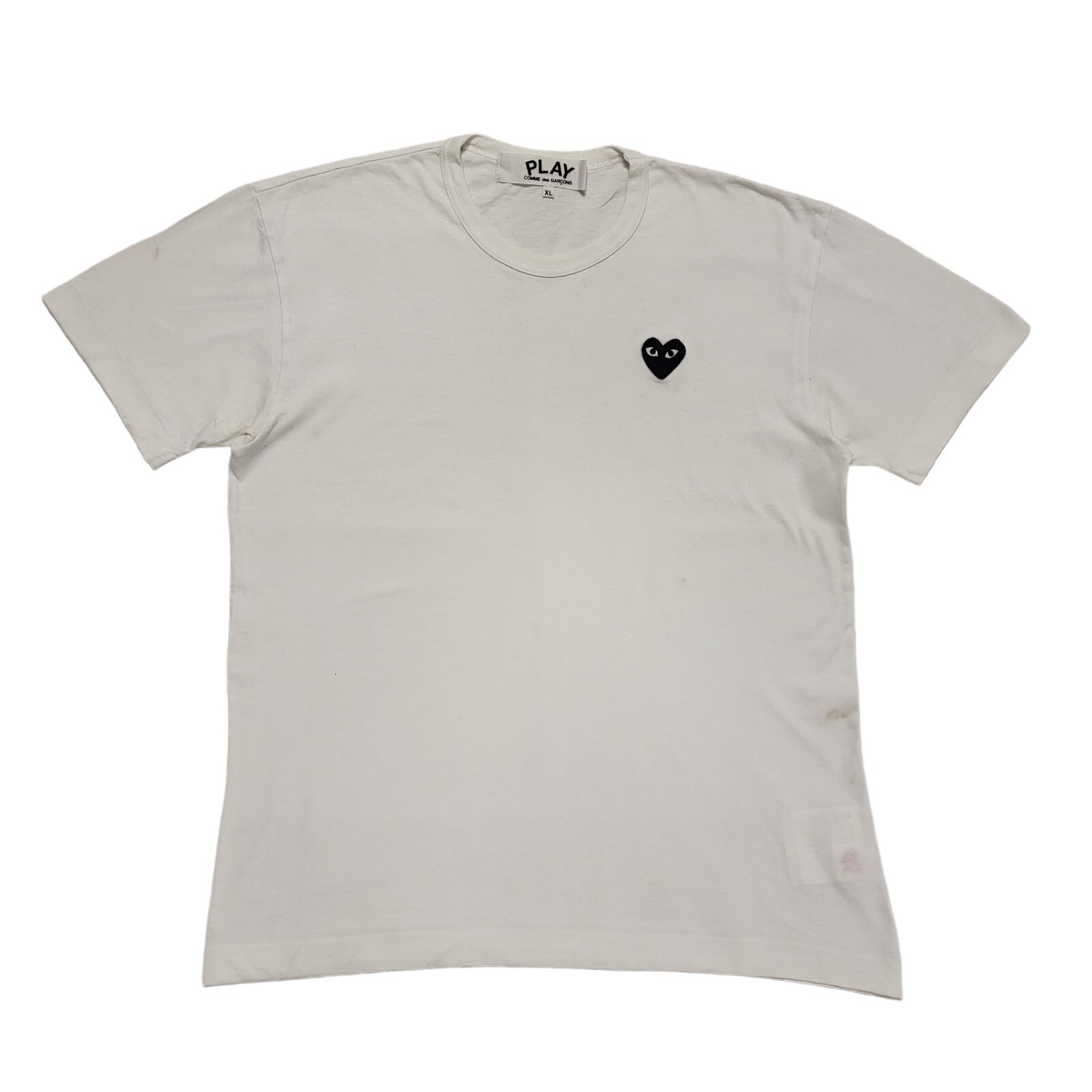 Play Vintage 80's White Single Stitch Short Sleeve T-Shirt Men's XL