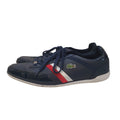Lacoste Giron SLX  Navy Blue Leather Fabric Men's Trainers Uk 10 Eu 44.5