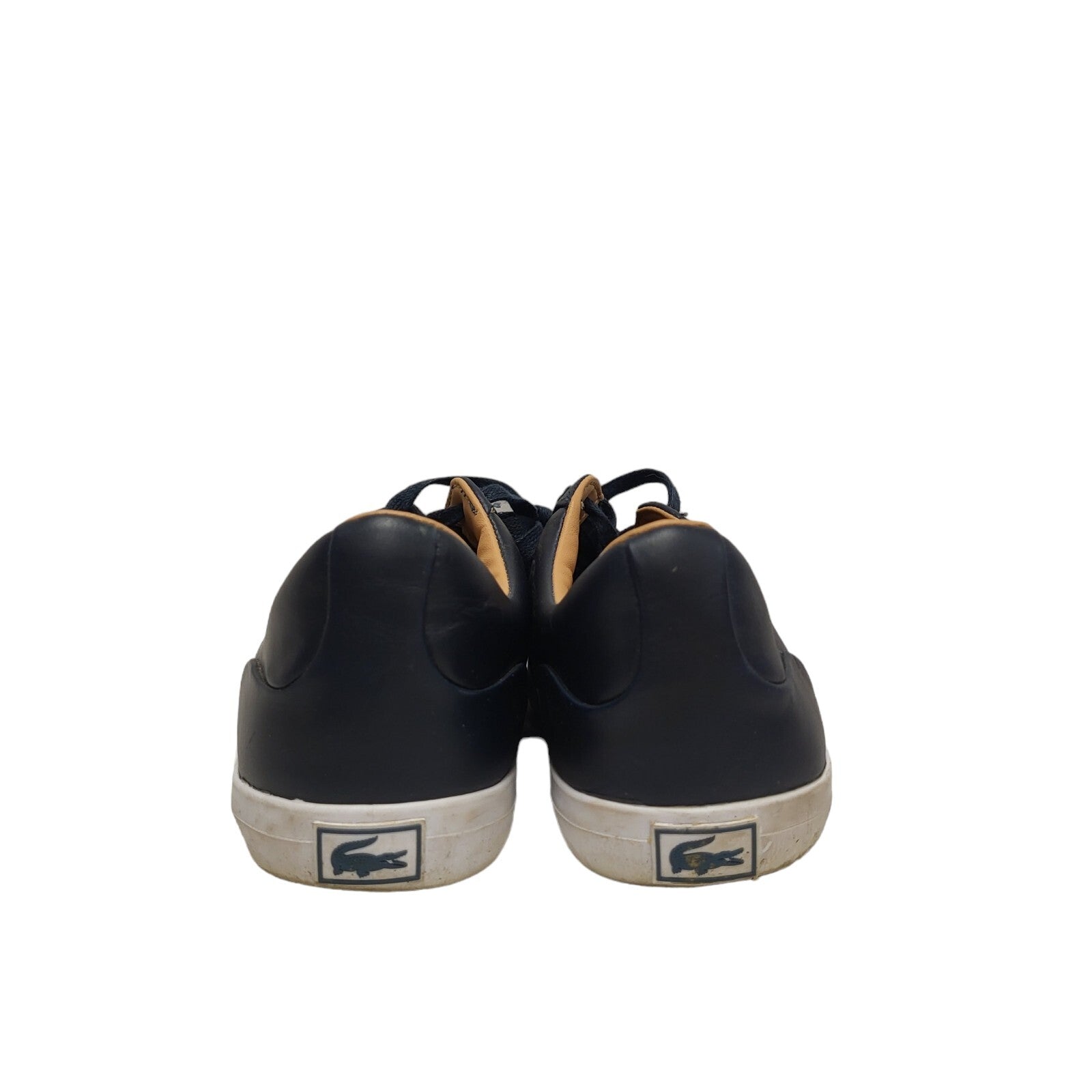 Lacoste Lerond Blue Low Top Casual Leather  Trainers Men's Trainers Uk 9