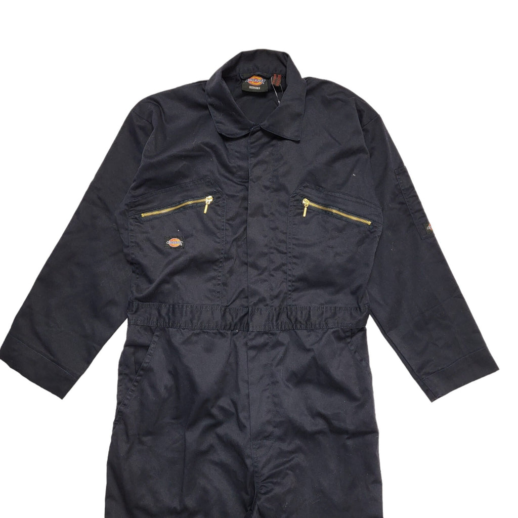 Dickies Navy Blue Long Sleeve Work Jumpsuit Uk Men's Size 3XL W40 L22.5