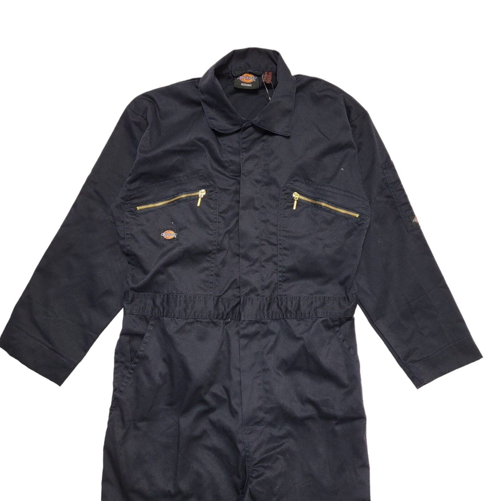 Dickies Navy Blue Long Sleeve Work Jumpsuit Uk Men's Size 3XL W40 L22.5