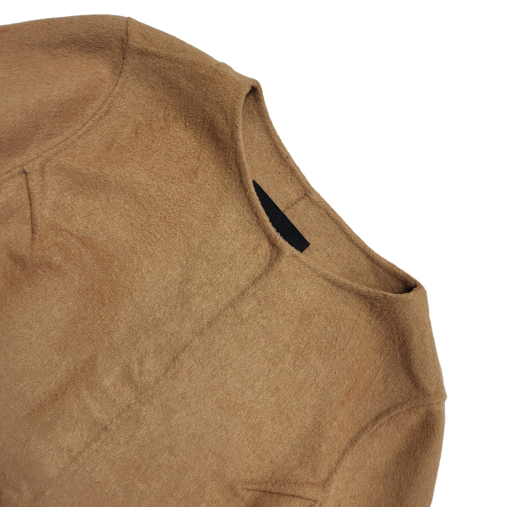 Simona Conti Y2k Beige Snapp Fasten Wool Blend Jacket Uk Women's Size XS