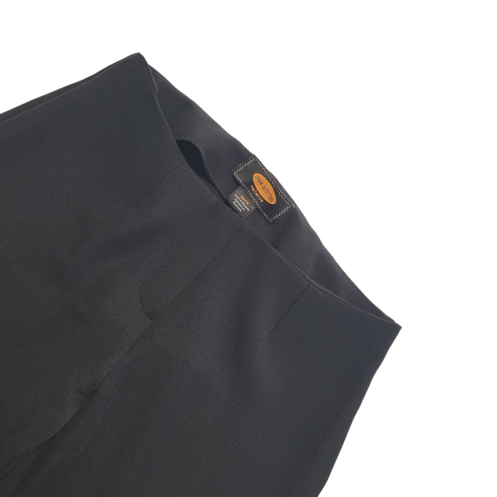 Urban Outfitters Black Bootcut Trousers Uk Women's Size XS W24 L32
