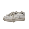 Nike Air Force 1 Juniors White Leather Kids  Trainers Uk 4