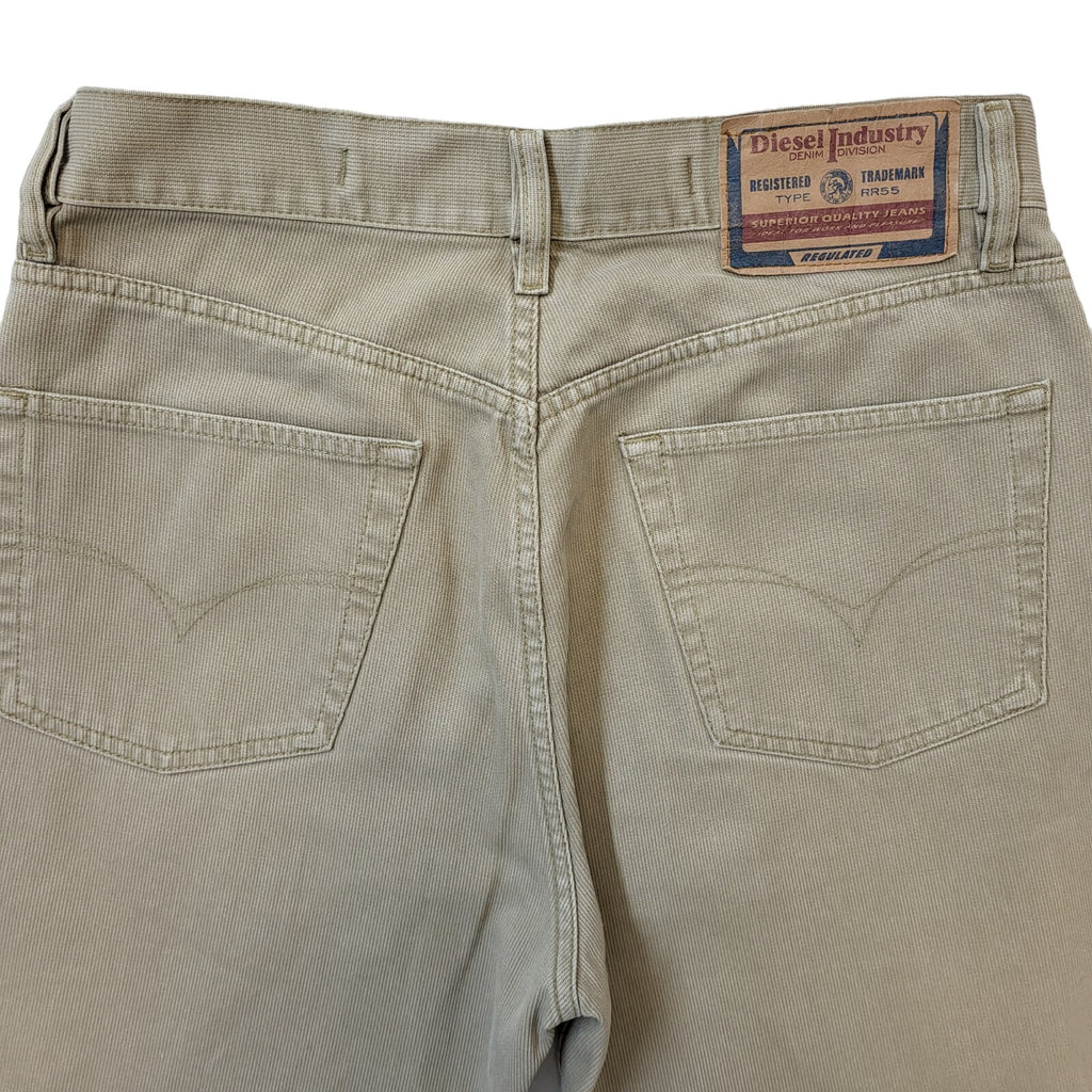 Diesel Y2k Vintage Beige Straight Denim Jeans Men's Size M W32 L32