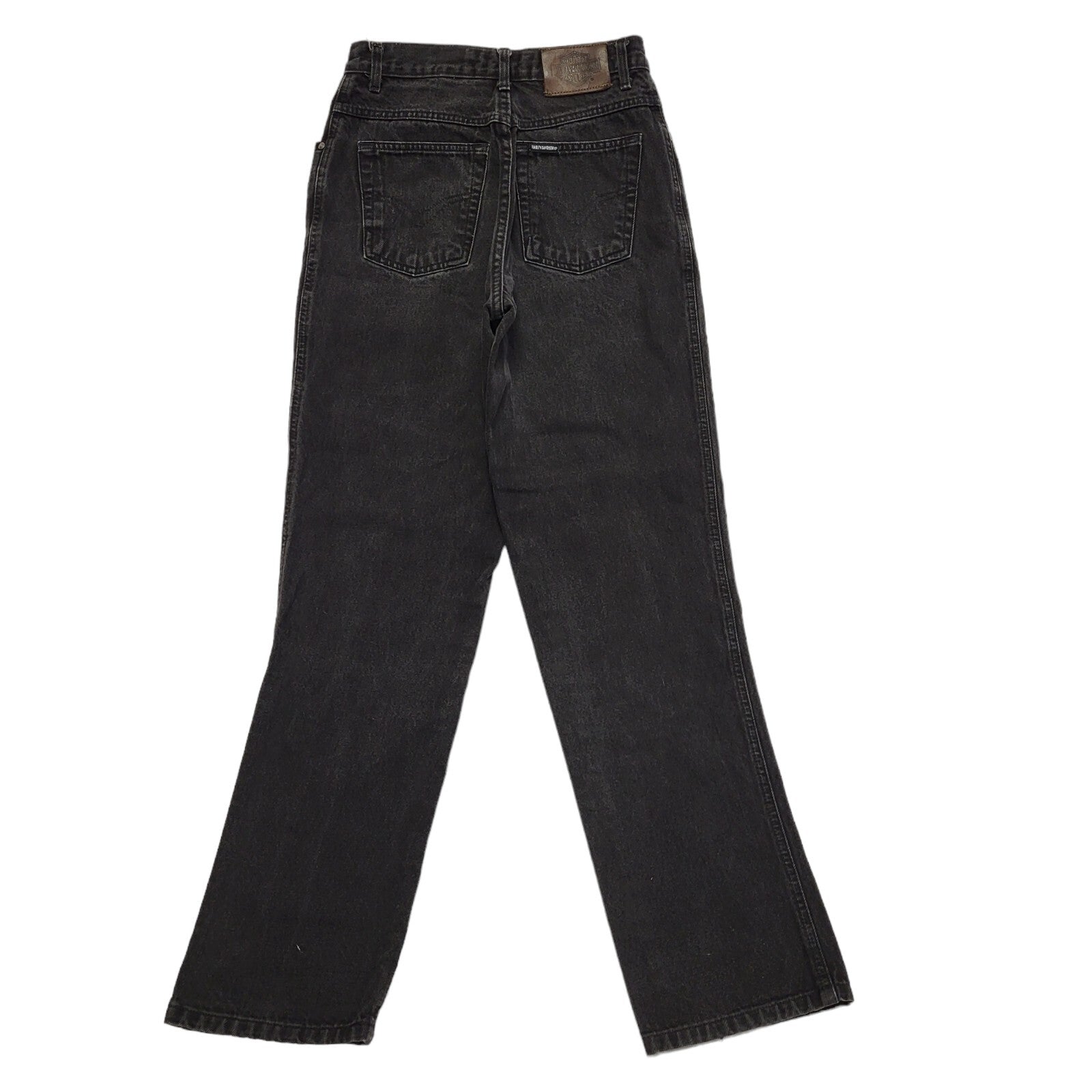 Biker Blues 80s Vintage Black Straight Leg Jeans Women's Size 10 W28 L33