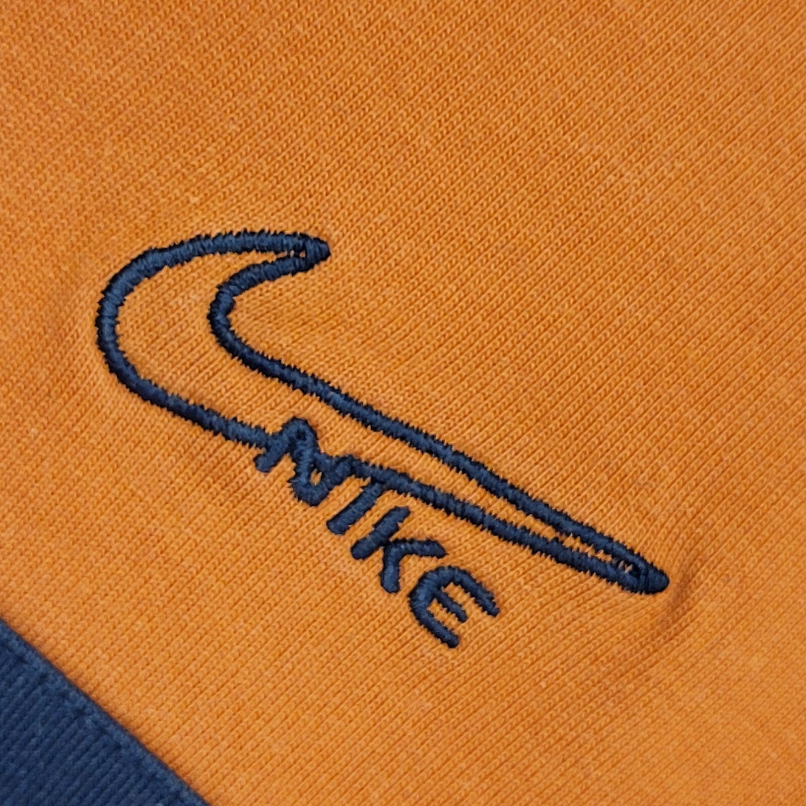 Nike Vintage 80's  Orange Sports Short Sleeve T-Shirt Men's XXL
