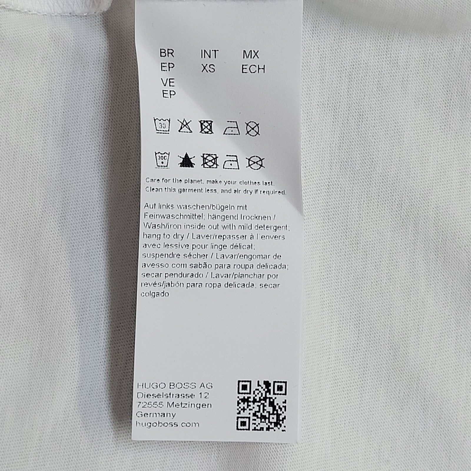 Hugo Boss White Y2k Cotton Palm Trees Double Stitch T-Shirt Uk Men's Size XS