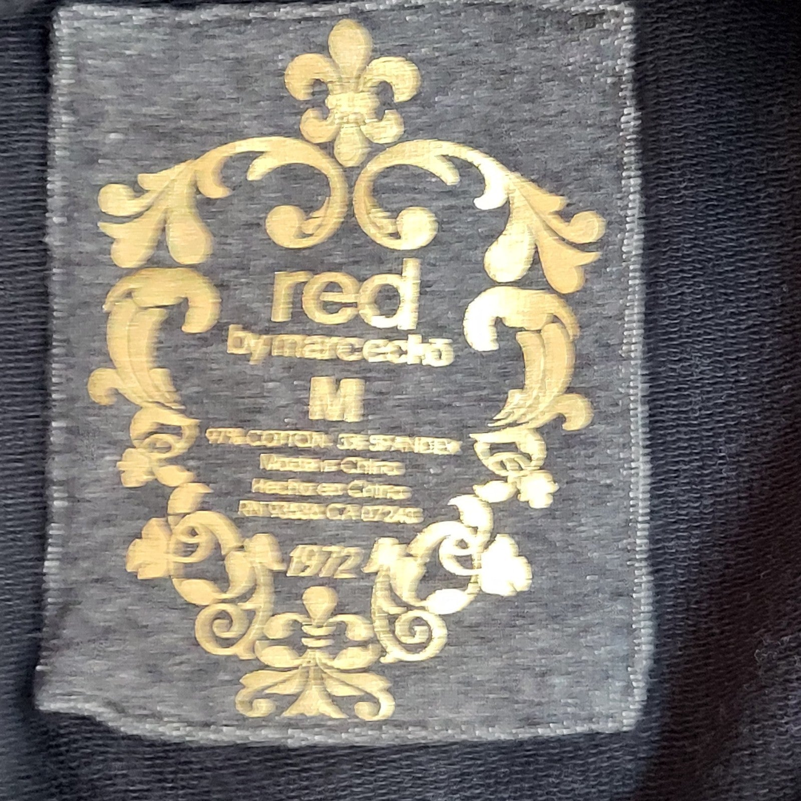 Red Marcecko Sweatshirt Hoodie Black Striped UK Women's Size M Bnwt