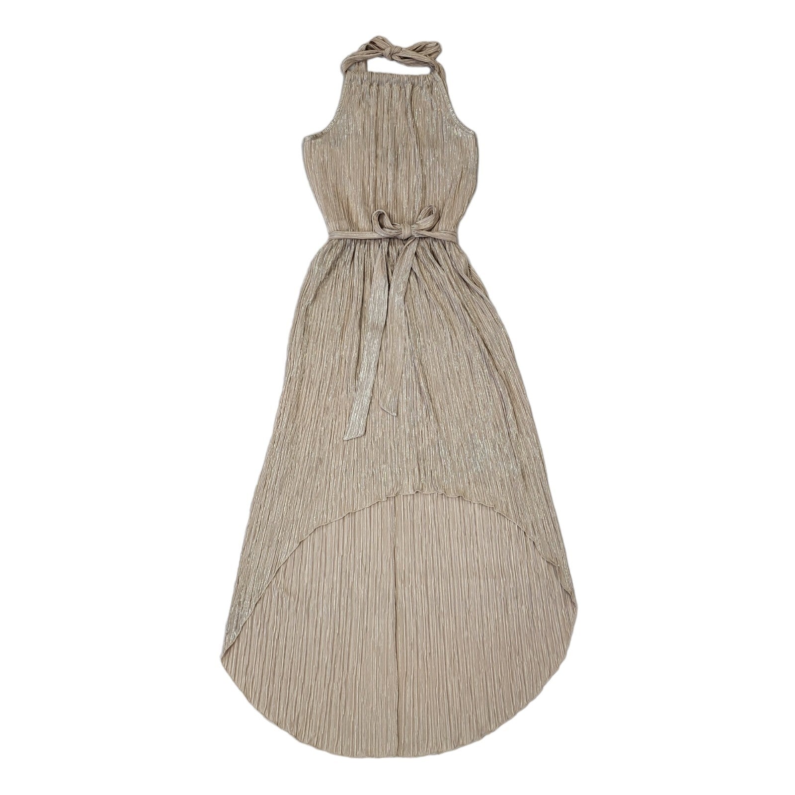 Jane Norman Vintage 90s Beige Party Dress Uk Women's Size 12