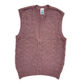 BHS Pink 80s Vintage Sleeveless Button Cardigan Uk Women's Size 16