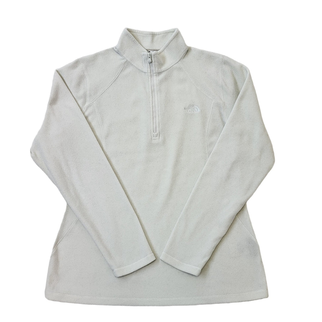 North Face Y2K Fleece Base Layer White 1/4 Zip Women's Size L