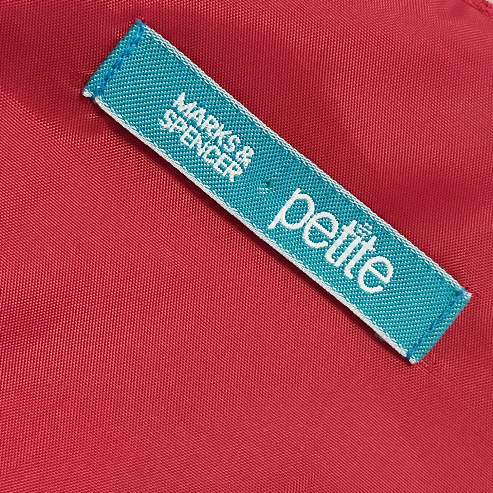 Marks & Spencer Petite Vintage 90's Pink Square Neck Dress Uk Women's Size 10