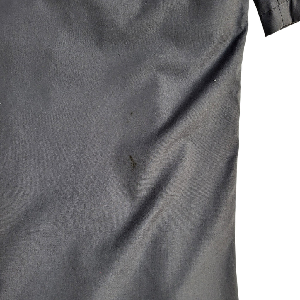 C&A Vintage 80s Grey Button-Up Overcoat Uk Men's Size Large